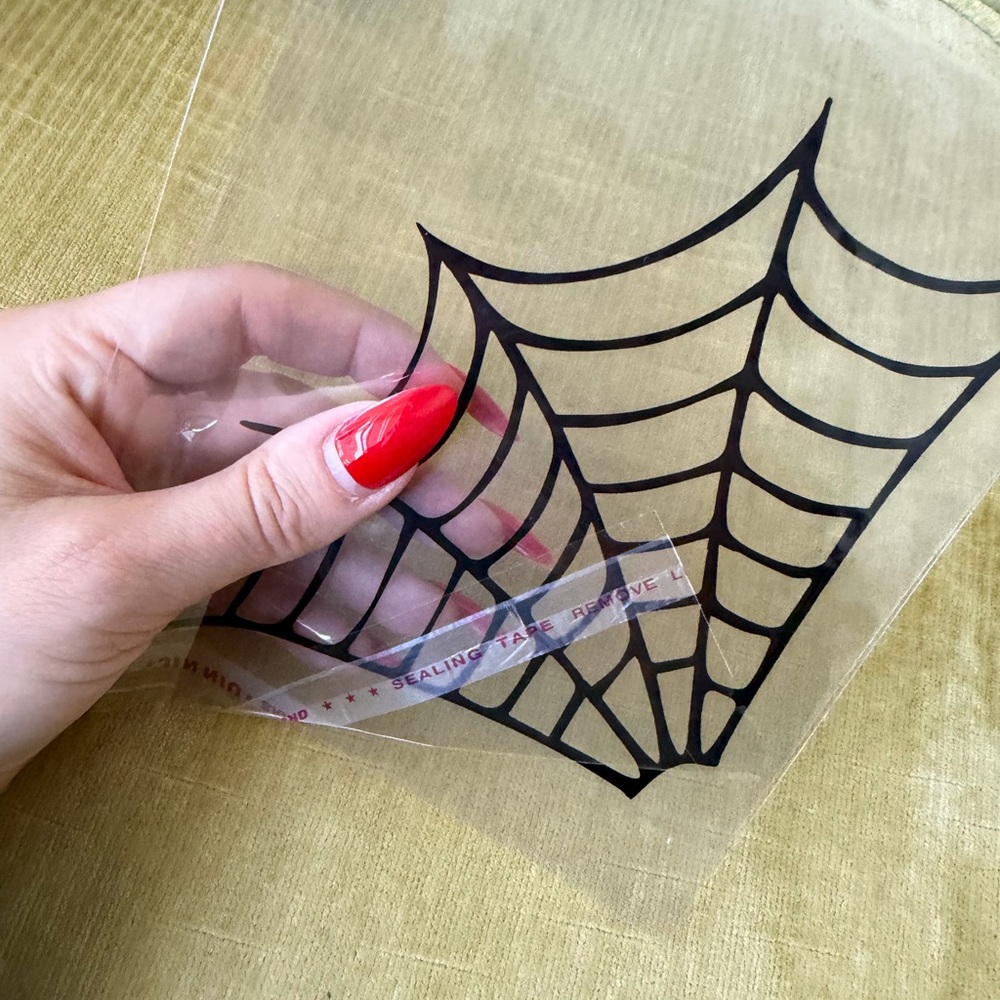 Spider Web Sticker